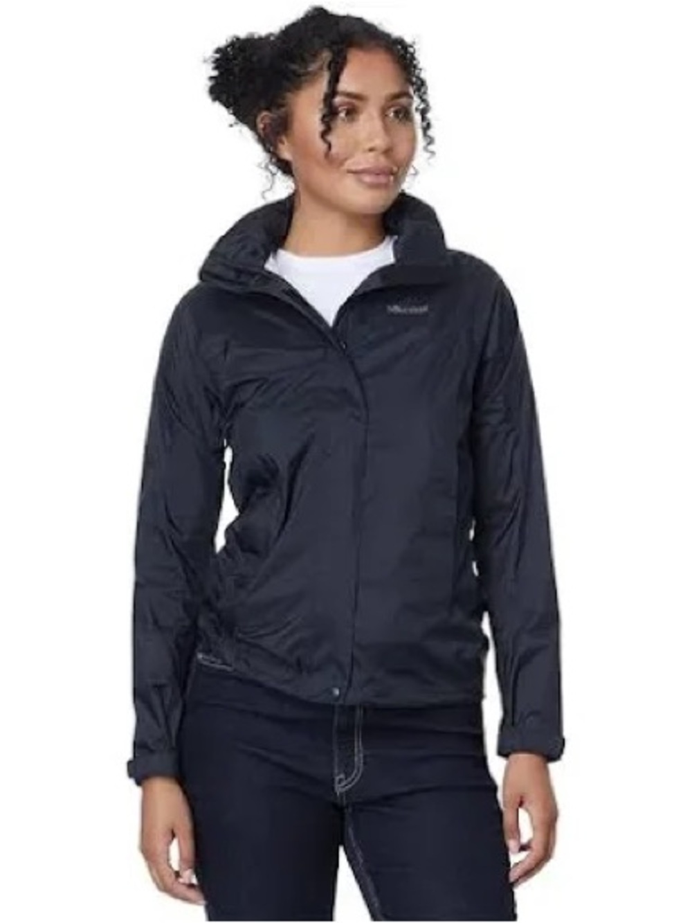 Marmot Women's PreCip Eco Waterproof Rain Jacket Black Size Medium